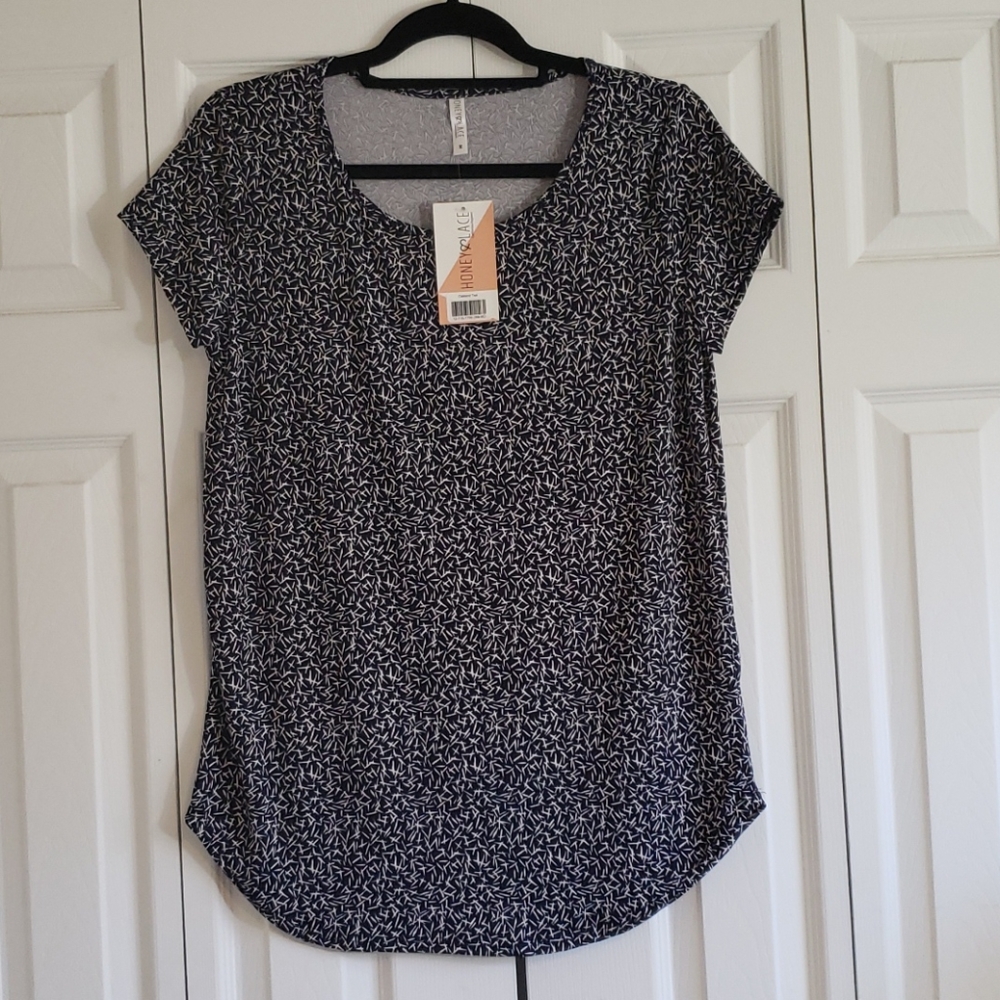 Honey and Lace Oakland Tee Tunic Medium NWT